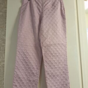 St. John Sport by Marie Gray Pink Textured Pants
